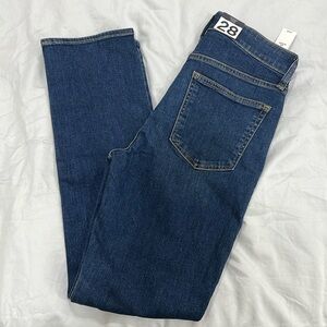 Gap denim jeans straight 28/6 R (NWT)